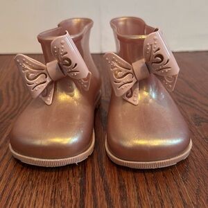 Mini Melissa Rubber Boots Size 8 (Toddler)
